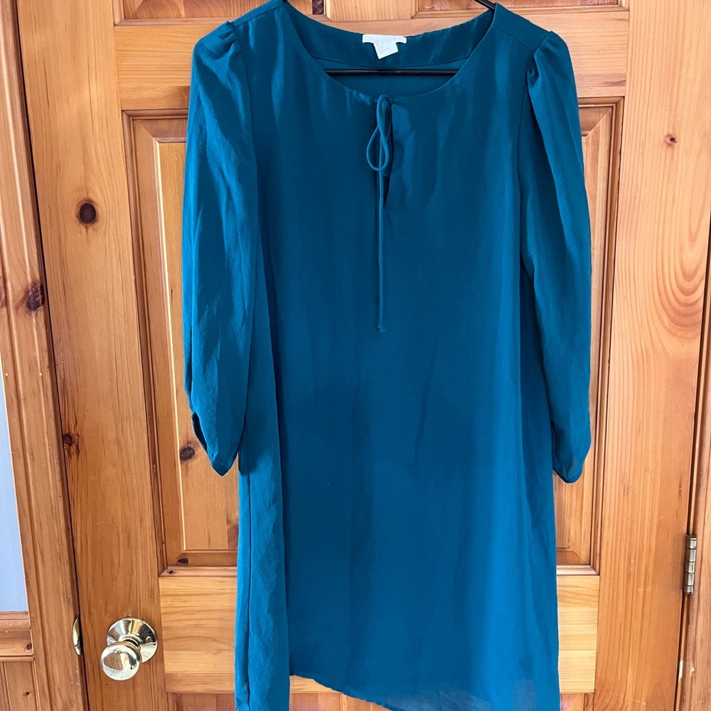 Elegant Teal Women's Dress